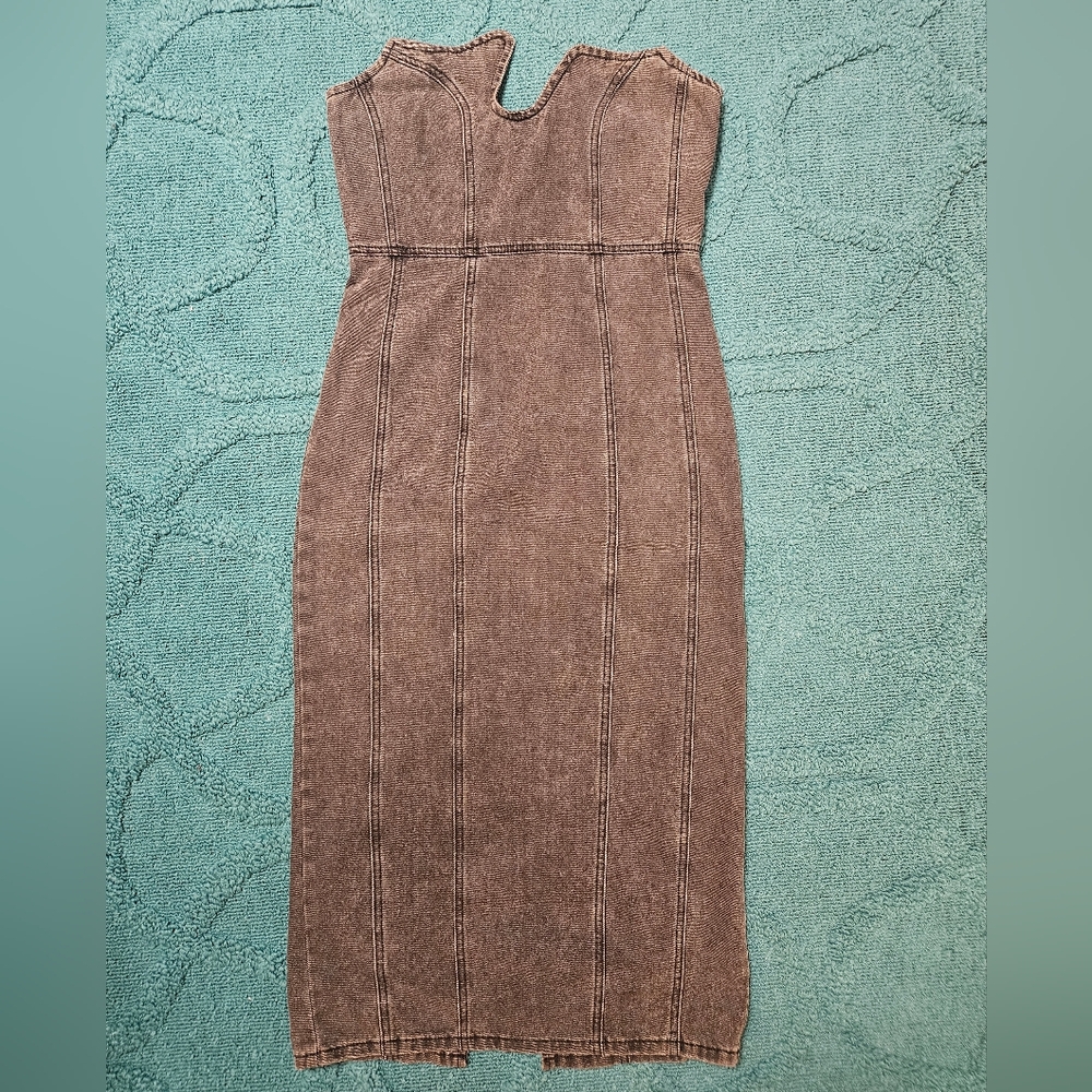 Micas Black Denim Dress M